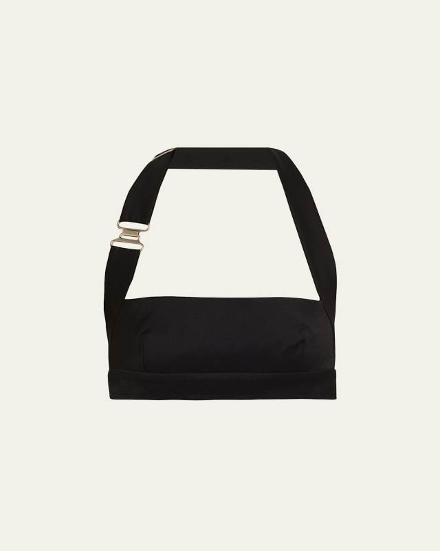Hendrix Raw Edge Wool Crop Top
